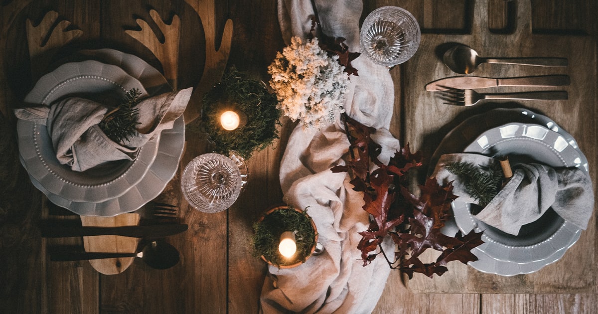 Farmhouse fall table decor