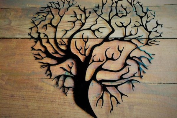 Family tree metal wall decor