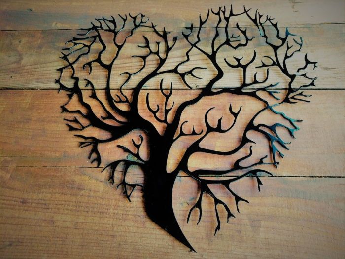 Family tree metal wall decor