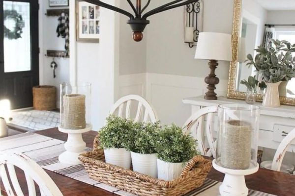 Farmhouse fall table decor