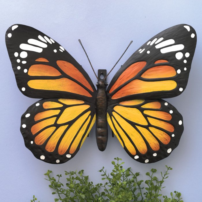 Monarch butterfly wall decor