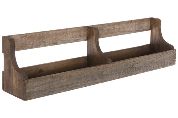 Wood shelves wall decor