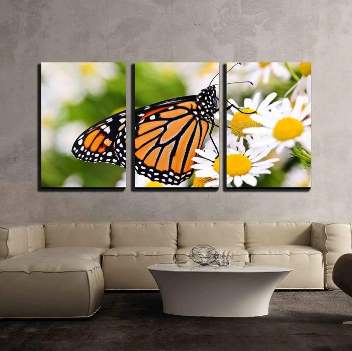 Monarch butterfly wall decor