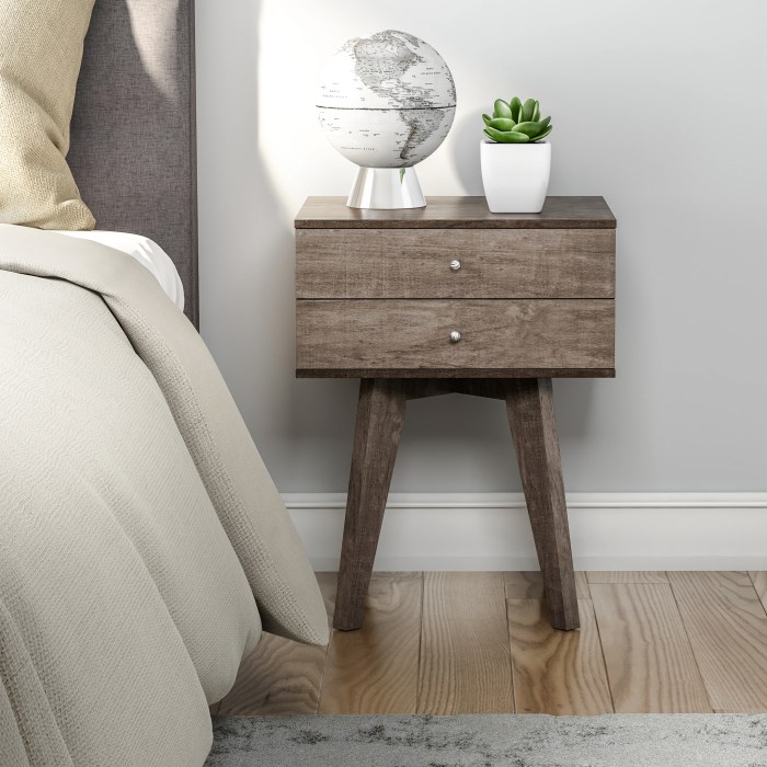 Bedside table nightstand decor ideas