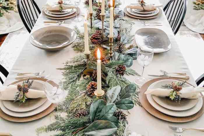 Side table christmas decor ideas