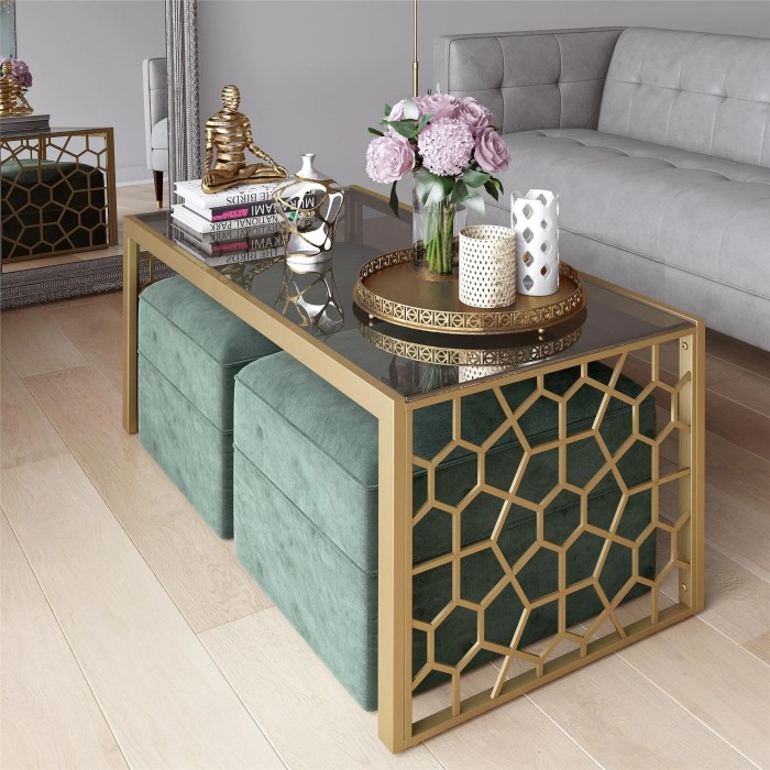 Coffee table decor idea