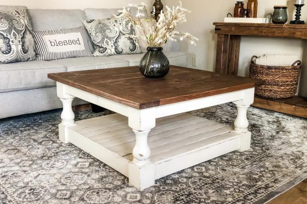 Coffee table decor farmhouse