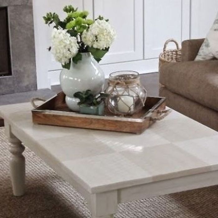 Coffee table decor idea