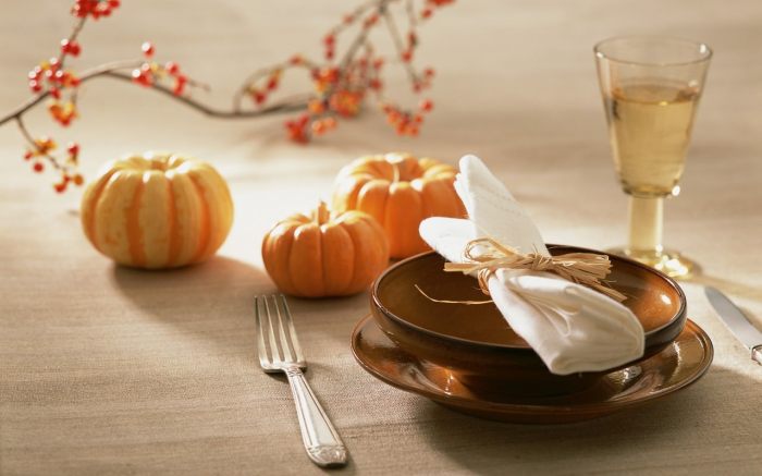 Fall decor ideas table