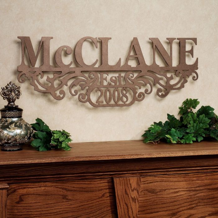 Name family wall custom personalized visit decor signs