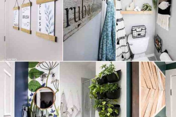 Bathroom wall decor ideas