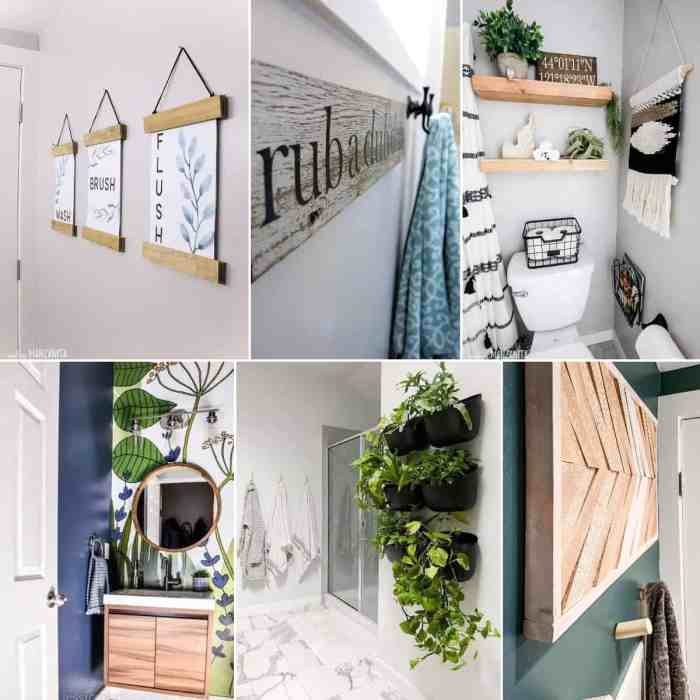 Bathroom wall decor ideas