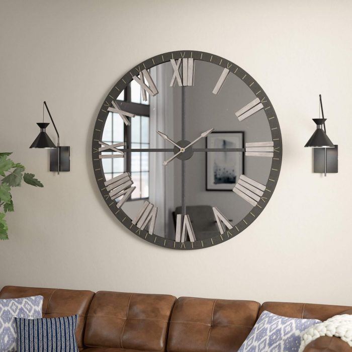 Wall decor with clock