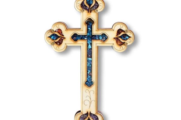 Christian cross wall decor