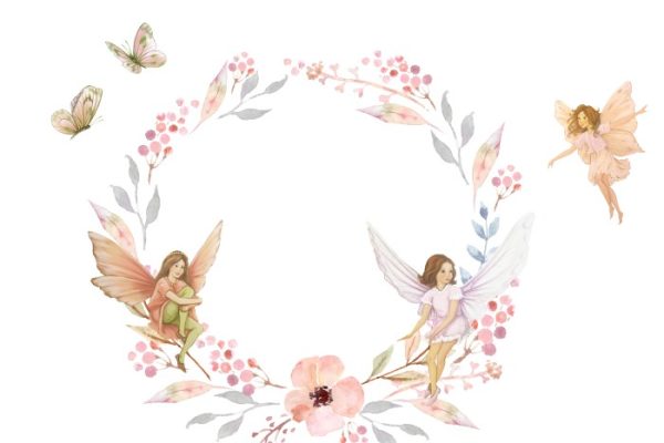 Fairy wall decor stickers