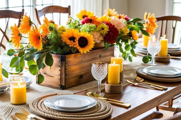 Farmhouse table top decor