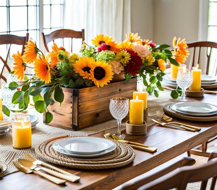 Farmhouse table top decor