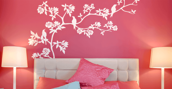 Decor for pink walls