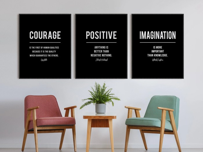 Wall decor motivational quotes