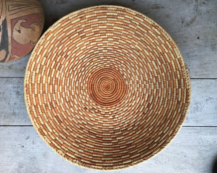 Wall woven basket african decor baskets accents within famous look good