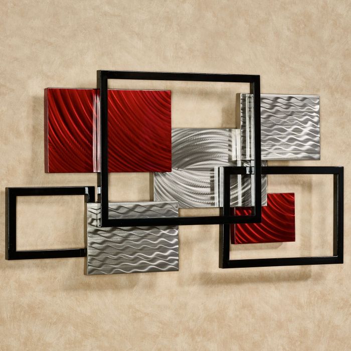 Metal abstract wall decor