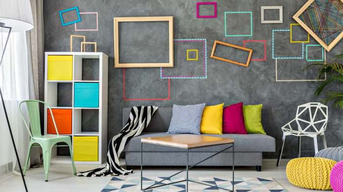 Wall decor living room diy