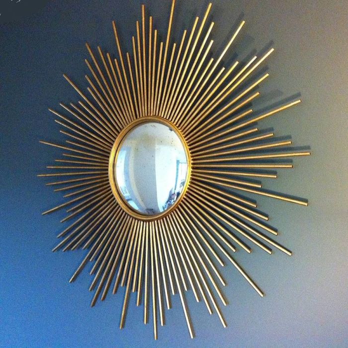 Sun wall mirror decor